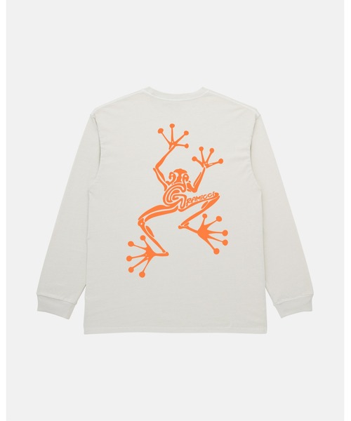 Gramicci(グラミチ)の「STICKY HANDS L/S TEE / スティッキーハンズロングスリーブTシャツ Gramicci グラミチ(Tシャツ/カットソー・メンズ・ブラック系その他/オレンジ系その他/ホワイト・XXL/XL/L/M/S)」の12枚目の写真