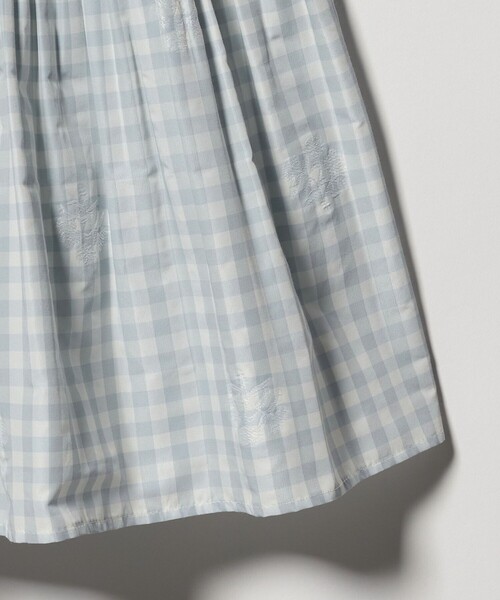 UNITED ARROWS（ユナイテッドアローズ）の「ギンガムチェック フラワー ジャガード ブラウス ‐ウォッシャブル‐（シャツ/ブラウス・レディース・オフホワイト/ブラック・38/36）」の6枚目の写真