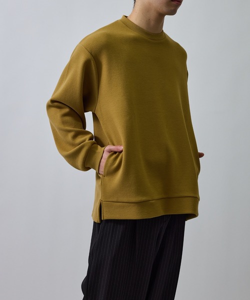 le cercle ADAM ET ROPE'(ルセルクルアダムエロペ)の「スポンディッシュカノコスウェット(スウェット・メンズ・ベージュ系その他/ブラック・L/LL/M)」の2枚目の写真