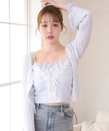 one after another NICE CLAUP（ワンアフターアナザーナイスクラップ）の「【セット対応】レースカーディガン（カーディガン/ボレロ）」