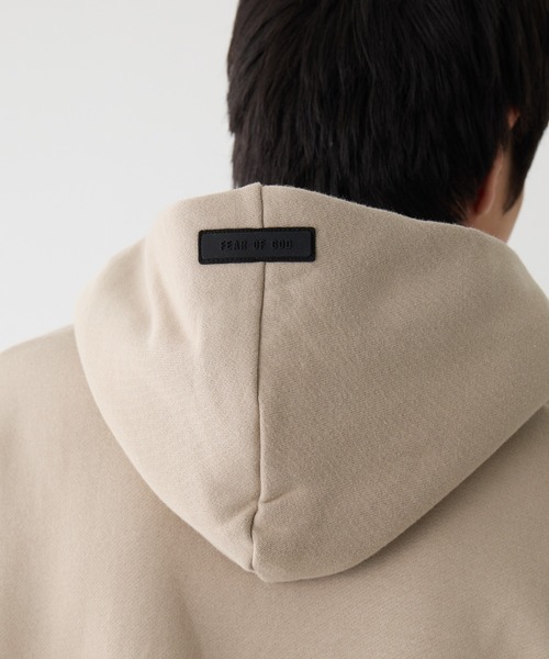 FOG ESSENTIALS（エフオージーエッセンシャルズ）の「【ESSENTIALS】1010 essentials THE BLACK COLLECTION（パーカー・メンズ・ブラック/ベージュ・XS/S/M/L/XL）」の5枚目の写真