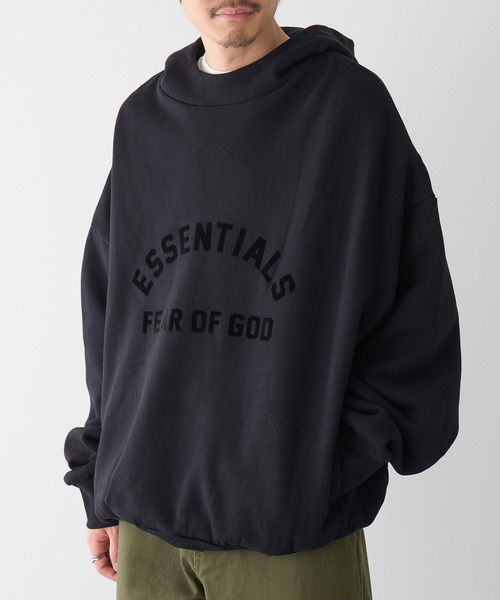 FOG ESSENTIALS（エフオージーエッセンシャルズ）の「【ESSENTIALS】1010 essentials THE BLACK COLLECTION（パーカー・メンズ・ブラック/ベージュ・XS/S/M/L/XL）」の13枚目の写真