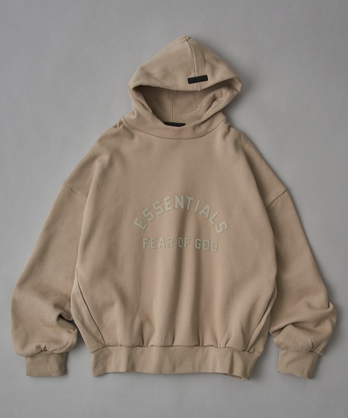 FOG ESSENTIALS（エフオージーエッセンシャルズ）の「【ESSENTIALS】1010 essentials THE BLACK COLLECTION（パーカー・メンズ・ブラック/ベージュ・XS/S/M/L/XL）」の8枚目の写真