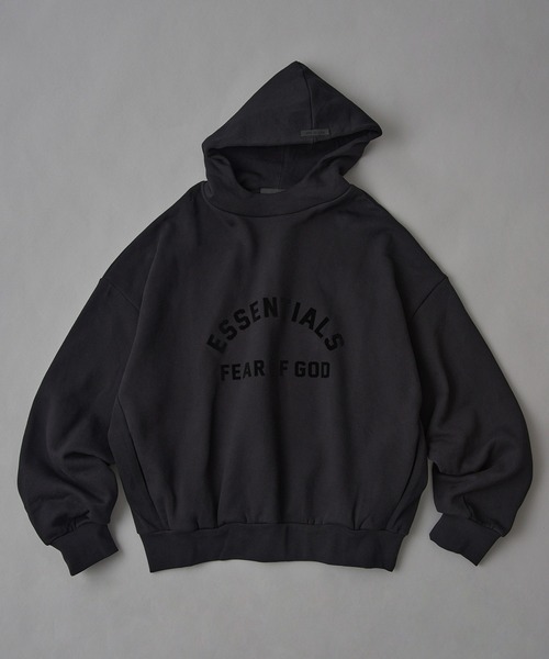 FOG ESSENTIALS（エフオージーエッセンシャルズ）の「【ESSENTIALS】1010 essentials THE BLACK COLLECTION（パーカー・メンズ・ブラック/ベージュ・XS/S/M/L/XL）」の19枚目の写真