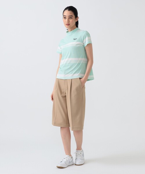 BEAMS GOLF（ビームスゴルフ）の「PURPLE LABEL / ひざ下丈 ストレッチ ツイル キュロット（その他パンツ・レディース・ベージュ/ネイビー・SMALL/MEDIUM/LARGE）」の9枚目の写真