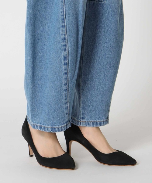 Jines（ジネス）の「カーブデニムパンツ（デニムパンツ・レディース・ホワイト/インディゴブルー・38）」の17枚目の写真