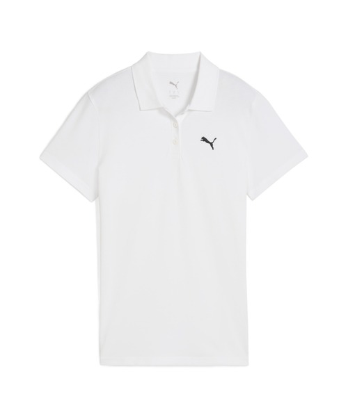PUMA(プーマ)の「PUMA プーマ ウィメンズ ESS プーマロゴ 半袖 ポロシャツ(ポロシャツ・レディース・ブラック/ホワイト・X-LARGE/SMALL/MEDIUM/LARGE)」の1枚目の写真