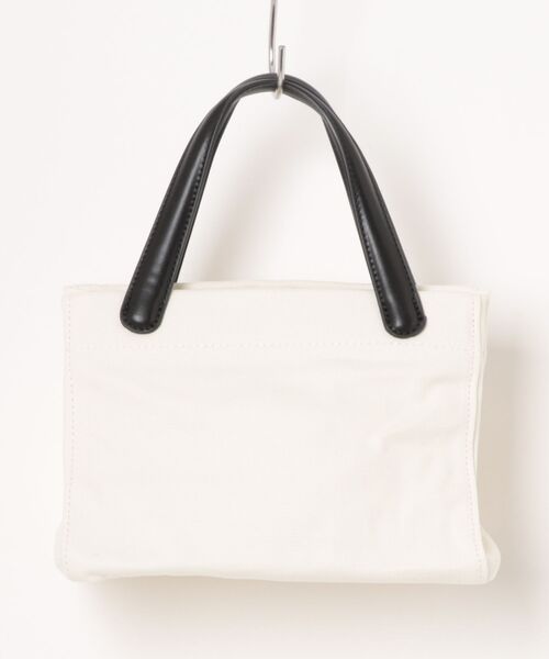enlit(エンリット)の「【 enlit 】 舟形 2way ミニ コットン トートバッグ(トートバッグ・レディース・ホワイト/ブラック/グリーン・FREE)」の21枚目の写真