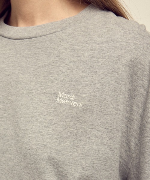 Mardi Mercredi(マルディメクルディ)の「DESTROYED LAYERED TOP CHECK / デストロイド レイヤード トップ チェック(Tシャツ/カットソー・レディース・ネイビー/グレー・FREE)」の15枚目の写真
