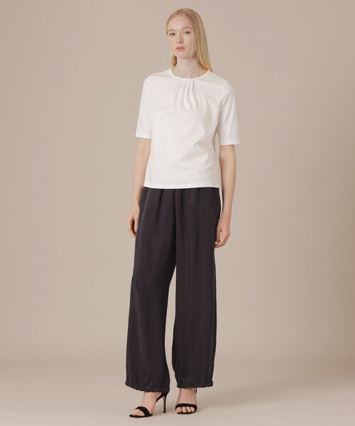 MACKINTOSH LONDON(マッキントッシュ ロンドン)の「【SUPER FINE LAB.】パウダーシュガーコットンTシャツ(Tシャツ/カットソー・レディース・ホワイト/ブラック/ベージュ・38)」の9枚目の写真