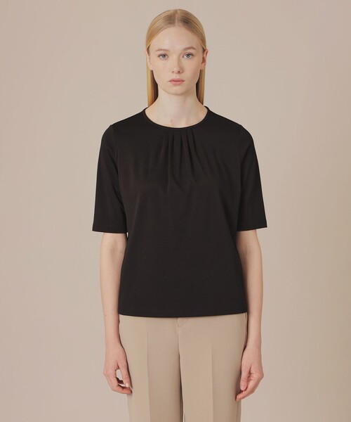 MACKINTOSH LONDON(マッキントッシュ ロンドン)の「【SUPER FINE LAB.】パウダーシュガーコットンTシャツ(Tシャツ/カットソー・レディース・ホワイト/ブラック/ベージュ・38)」の12枚目の写真