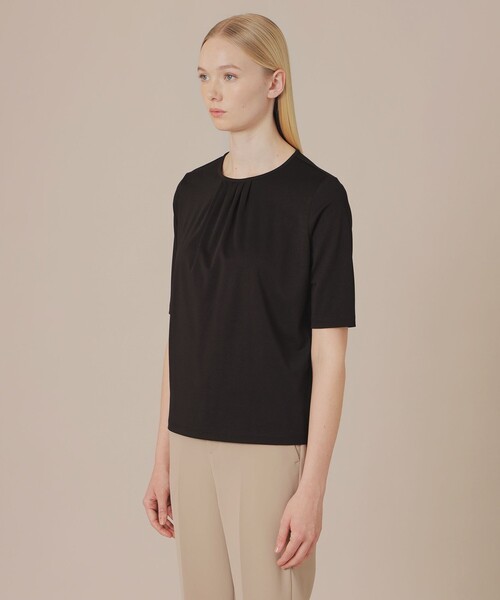 MACKINTOSH LONDON(マッキントッシュ ロンドン)の「【SUPER FINE LAB.】パウダーシュガーコットンTシャツ(Tシャツ/カットソー・レディース・ホワイト/ブラック/ベージュ・38)」の13枚目の写真