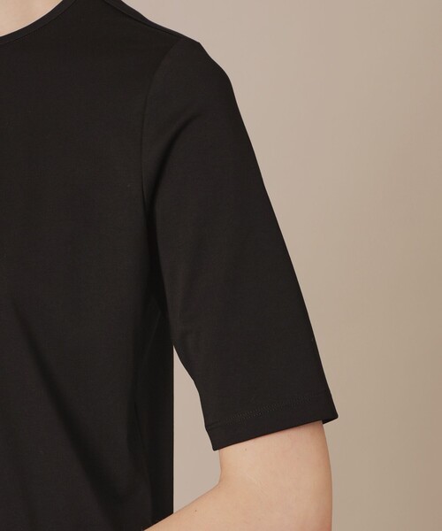 MACKINTOSH LONDON(マッキントッシュ ロンドン)の「【SUPER FINE LAB.】パウダーシュガーコットンTシャツ(Tシャツ/カットソー・レディース・ホワイト/ブラック/ベージュ・38)」の5枚目の写真