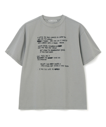 ピルタイポTシャツ [ブルーグレー]