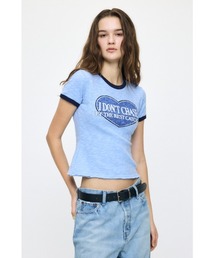 MOUSSY | I DON'T CHASE RINGER Tシャツ(Tシャツ/カットソー)