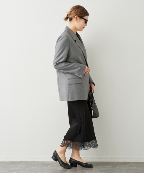 Deuxieme Classe（ドゥーズィエムクラス）の「*Lace Trimmed スカート（スカート・レディース・ブラック/アイボリー・36/38）」の9枚目の写真