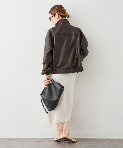 Deuxieme Classe（ドゥーズィエムクラス）の「*Lace Trimmed スカート（スカート・レディース・ブラック/アイボリー・36/38）」の15枚目の写真