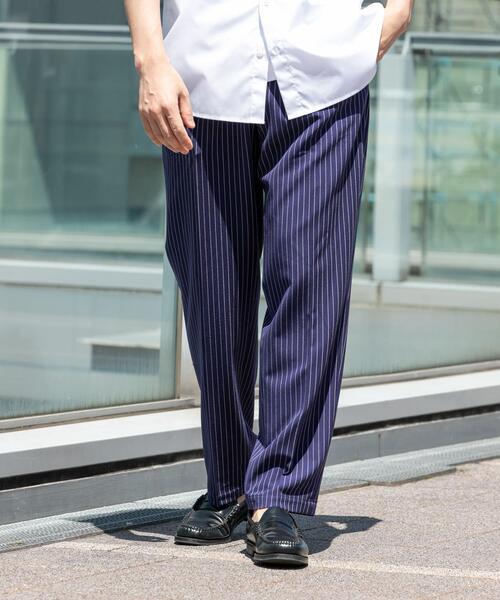 URBAN RESEARCH ROSSO MEN(アーバンリサーチロッソメン)の「『WEB限定』アソート柄イージースラックス(スラックス・メンズ・ネイビー/グレー/ブラック系その他/ブラック・LARGE/MEDIUM)」の10枚目の写真