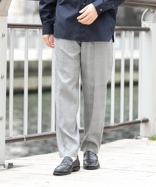 URBAN RESEARCH ROSSO MEN(アーバンリサーチロッソメン)の「『WEB限定』アソート柄イージースラックス(その他パンツ・メンズ・ネイビー/グレー/ブラック系その他/ブラック・LARGE/MEDIUM)」の18枚目の写真