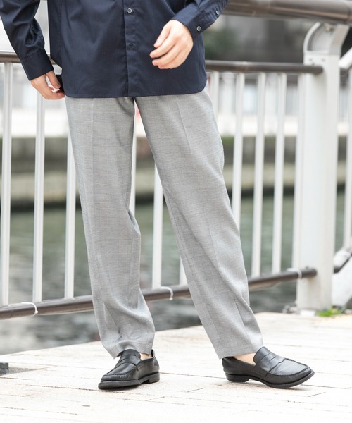 URBAN RESEARCH ROSSO MEN(アーバンリサーチロッソメン)の「『WEB限定』アソート柄イージースラックス(その他パンツ・メンズ・ネイビー/グレー/ブラック系その他/ブラック・LARGE/MEDIUM)」の19枚目の写真