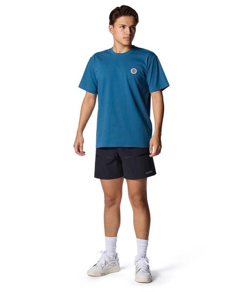 UNDER ARMOUR(アンダーアーマー)の「UAヘビーウエイト パッチ ショートスリーブ Tシャツ(ライフスタイル/メンズ)(Tシャツ/カットソー・メンズ・ブルー系・M/2XL/3XL/L/XL/S)」の3枚目の写真