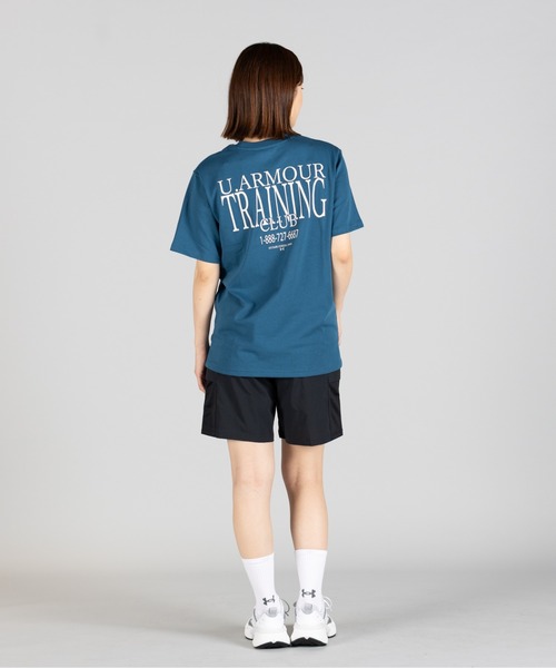 UNDER ARMOUR(アンダーアーマー)の「UAヘビーウエイト パッチ ショートスリーブ Tシャツ(ライフスタイル/メンズ)(Tシャツ/カットソー・メンズ・ブルー系・M/2XL/3XL/L/XL/S)」の6枚目の写真