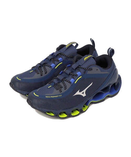 MIZUNO(ミズノ )の「MIZUNO: WAVE PROPHECY 13.2 スニーカー(スニーカー・メンズ・ネイビー/ブラック・29/26/27/28)」の2枚目の写真