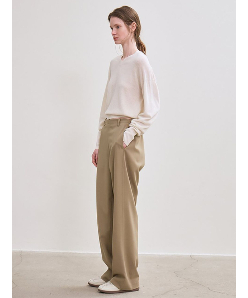 le(ル)の「lessence comfort banding pants (beige)(スラックス・レディース・その他・MEDIUM/SMALL)」の3枚目の写真