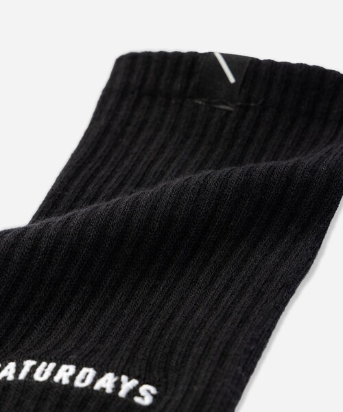 Saturdays NYC(サタデーズ ニューヨークシティ )の「Saturdays Ankle Logo Socks(ソックス/靴下・メンズ・ブラック/レンガ/ホワイト・FREE)」の10枚目の写真
