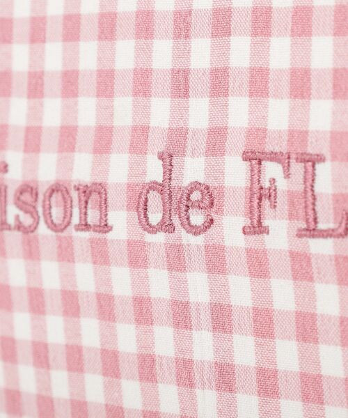 Maison de FLEUR（メゾンドフルール）の「ギンガムフリル2Wayバッグ（ショルダーバッグ・レディース・ブラック/ピンク・FREE）」の20枚目の写真