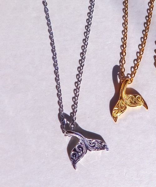 Whaletail necklace S size/【ハワイアンジュエリー】【サージカル