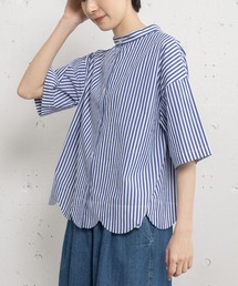 POU DOU DOU | 2way裾スカラップブラウス(シャツ/ブラウス)