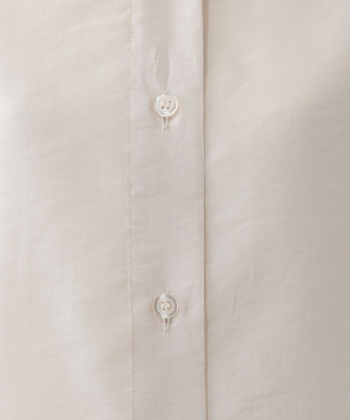 GLOBAL WORK(グローバルワーク)の「シルキータッチシアークロップドシャツ/636682(シャツ/ブラウス・レディース・ピンク/スミクロ/サックスブルー/グレイッシュベージュ・LARGE/MEDIUM/SMALL)」の16枚目の写真