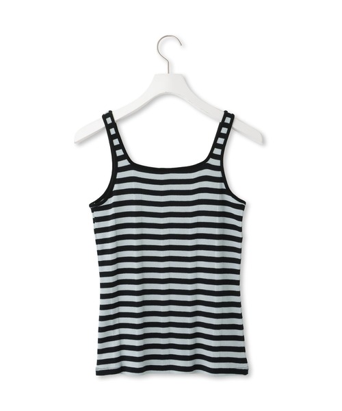 ADAM ET ROPE'(アダムエロペ)の「【Miller for ADAM ET ROPE'】別注 スクエアタンク(タンクトップ・レディース・ブルー/キナリ・FREE)」の15枚目の写真