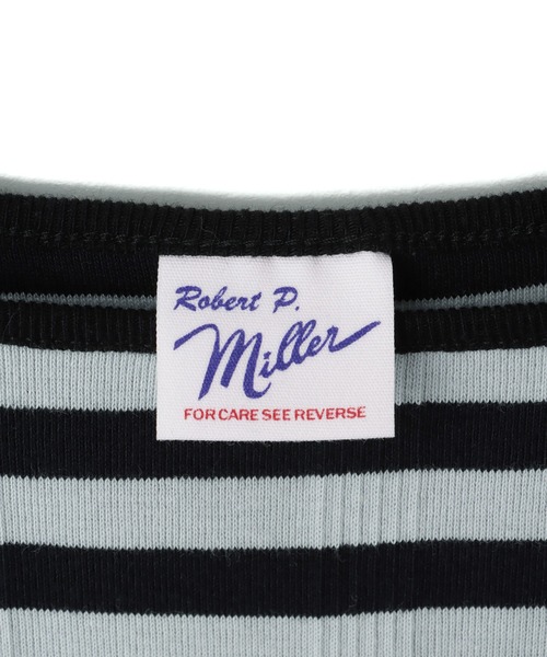 ADAM ET ROPE'(アダムエロペ)の「【Miller for ADAM ET ROPE'】別注 スクエアタンク(タンクトップ・レディース・ブルー/キナリ・FREE)」の19枚目の写真