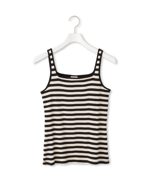 ADAM ET ROPE'(アダムエロペ)の「【Miller for ADAM ET ROPE'】別注 スクエアタンク(タンクトップ・レディース・ブルー/キナリ・FREE)」の22枚目の写真