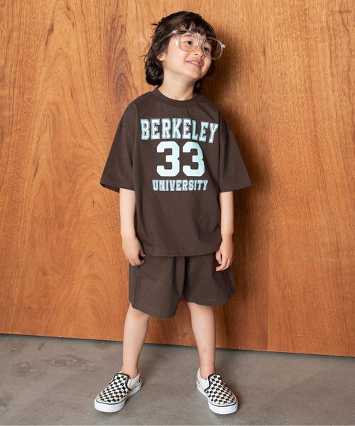BREEZE（ブリーズ）の「【WEB限定】ゆるカレッジワイドシルエットセットアップ_ワンマイル（ルームウェア/パジャマ・キッズ・オレンジ/ブラウン/サックスブルー・90/100/110/120/130/160/140/150）」の11枚目の写真