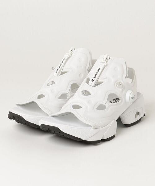 Reebok(リーボック)の「リーボック Reebok インスタポンプフューリー サンダル ジップ INSTAPUMP FURY SANDAL ZIP(サンダル・レディース・ホワイト・23.0cm/25.0cm/26.0cm/24.0cm)」の1枚目の写真