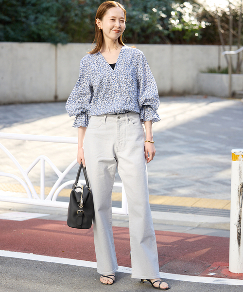 SLOBE IENA(スローブイエナ)の「Maison de Z/メゾン ド ゼット ボストンバッグ(ボストンバッグ・レディース・ブラック/ベージュ・FREE)」の5枚目の写真