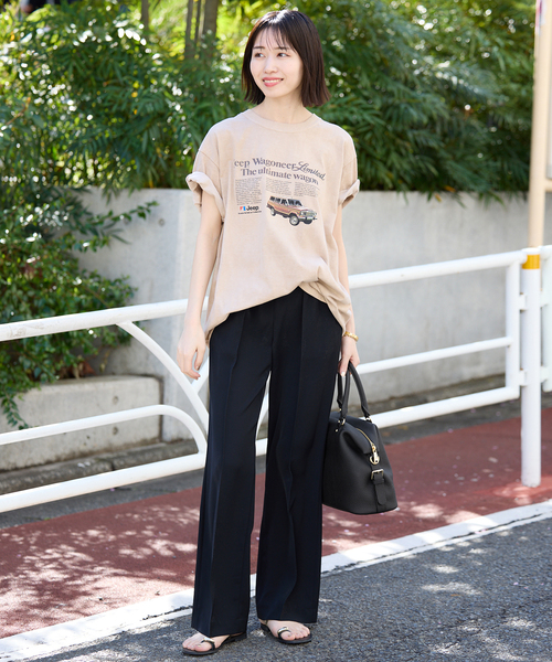 SLOBE IENA(スローブイエナ)の「Maison de Z/メゾン ド ゼット ボストンバッグ(ボストンバッグ・レディース・ブラック/ベージュ・FREE)」の8枚目の写真