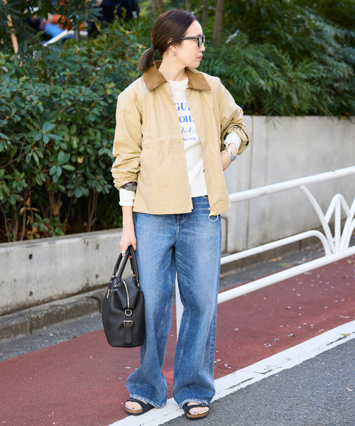 SLOBE IENA(スローブイエナ)の「Maison de Z/メゾン ド ゼット ボストンバッグ(ボストンバッグ・レディース・ブラック/ベージュ・FREE)」の9枚目の写真