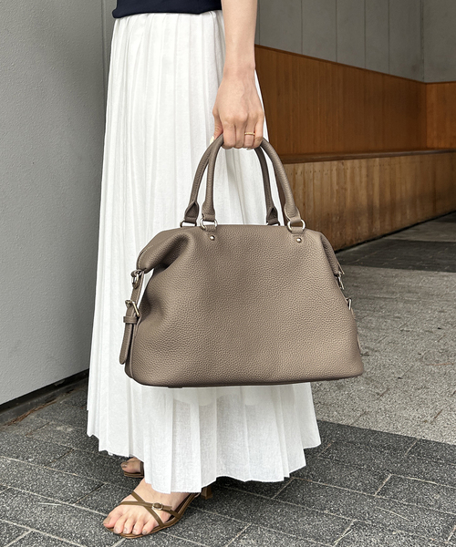SLOBE IENA(スローブイエナ)の「Maison de Z/メゾン ド ゼット ボストンバッグ(ボストンバッグ・レディース・ブラック/ベージュ・FREE)」の13枚目の写真