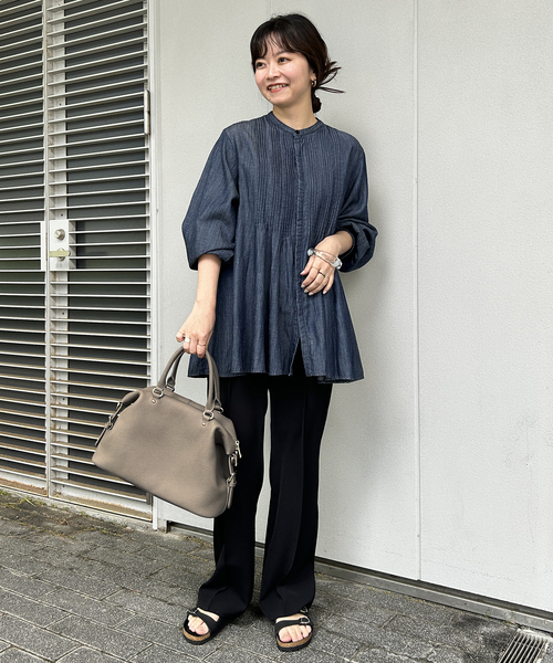 SLOBE IENA(スローブイエナ)の「Maison de Z/メゾン ド ゼット ボストンバッグ(ボストンバッグ・レディース・ブラック/ベージュ・FREE)」の14枚目の写真