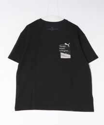 PUMA ウェア プーマウェア M GRAPHICS POSTER RELAXED TEE ショートスリーブ 637402 01BK