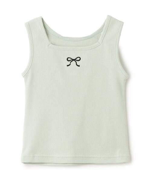 Lycee mine（リセマイン）の「【どちらが前でもOK】デザインタンクトップ【子供服】【キッズ】【女の子】（タンクトップ・キッズ・ピンク/ラベンダー/ミント/ブラック/ホワイト系その他・120cm/130cm/150cm/110cm/100cm/140cm）」の7枚目の写真