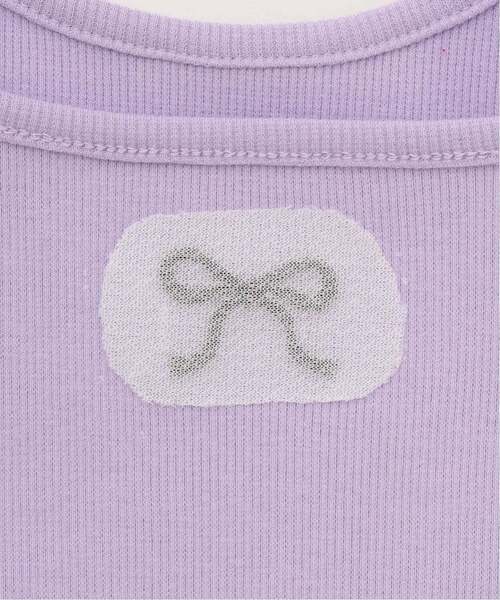 Lycee mine（リセマイン）の「【どちらが前でもOK】デザインタンクトップ【子供服】【キッズ】【女の子】（タンクトップ・キッズ・ピンク/ラベンダー/ミント/ブラック/ホワイト系その他・120cm/130cm/150cm/110cm/100cm/140cm）」の13枚目の写真