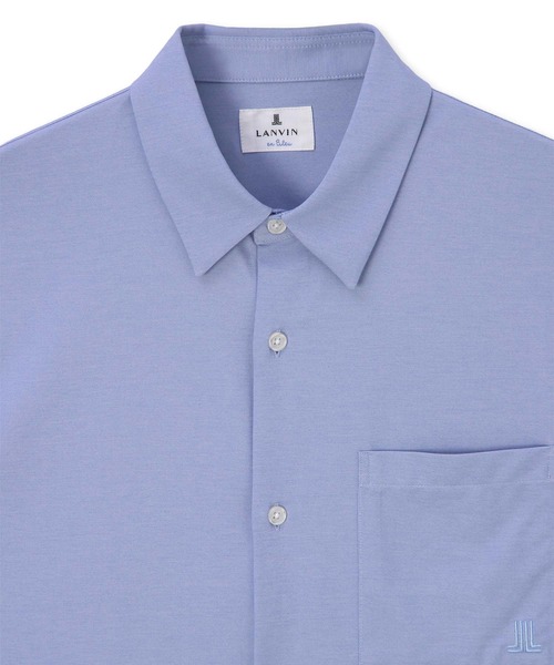 LANVIN en Bleu(ランバンオンブルー)の「イージーケア ワンポイントロゴ 長袖シャツ(シャツ/ブラウス・メンズ・ネイビー/ホワイト/サックスブルー・48/46/52/50)」の15枚目の写真
