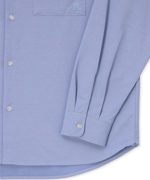 LANVIN en Bleu(ランバンオンブルー)の「イージーケア ワンポイントロゴ 長袖シャツ(シャツ/ブラウス・メンズ・ネイビー/ホワイト/サックスブルー・48/46/52/50)」の18枚目の写真