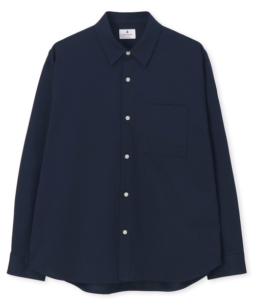 LANVIN en Bleu(ランバンオンブルー)の「イージーケア ワンポイントロゴ 長袖シャツ(シャツ/ブラウス・メンズ・ネイビー/ホワイト/サックスブルー・48/46/52/50)」の13枚目の写真