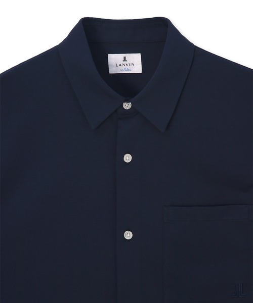 LANVIN en Bleu(ランバンオンブルー)の「イージーケア ワンポイントロゴ 長袖シャツ(シャツ/ブラウス・メンズ・ネイビー/ホワイト/サックスブルー・48/46/52/50)」の17枚目の写真